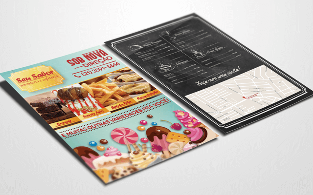 Panfleto - Sorveteria Seu Sabor