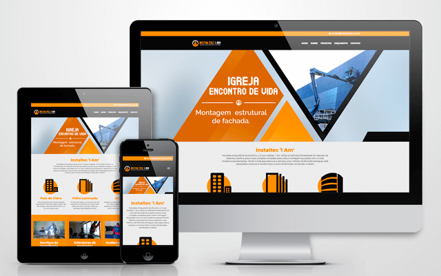 Website Instaltec I am - Vidros e Alumínios
